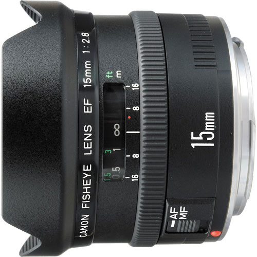 Canon EF 15mm f/2.8 Fisheye lens hire Sydney - RENTaCAM Sydney