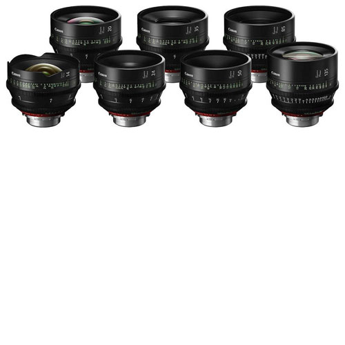 Canon Sumire prime lens hire -kit of 7 lenses - RENTaCAM Sydney